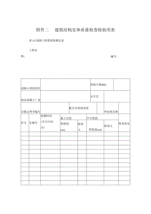 混凝土坍落度检测记录表.docx