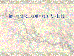 建设工程项目施工成本控制讲义.ppt