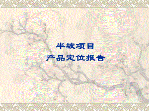 尚美佳西安东郊半坡路房地产项目定位报告51PPT.ppt