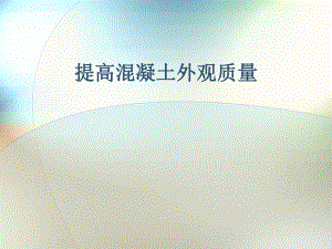 提高混凝土外观质量.ppt