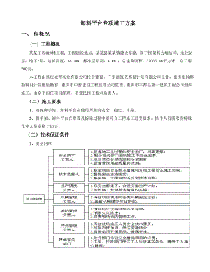 住宅楼卸料平台专项施工方案1.doc