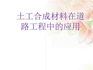 土工合成材料在道路工程中的应用演示.ppt