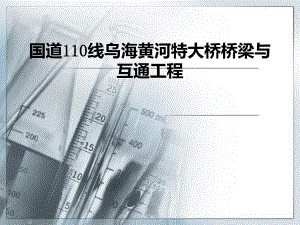 国道110线乌海黄河特大桥桥梁与互通工程主墩钢板桩围堰方案.ppt