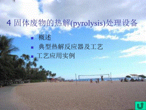 固体垃圾处理设备介绍PPT固体废物的热解处理设备.ppt