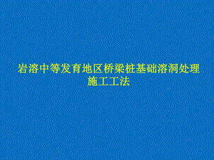 岩溶处理方法.ppt