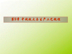 第9章 中试放大与生产工艺规程.ppt