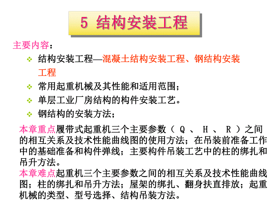 结构吊装 木工程施工 课件.ppt_第1页