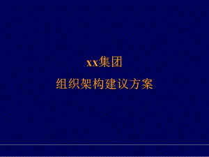 组织架构建议方案.ppt