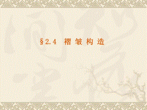 第二章 地层与地质构造第四节褶皱构造.ppt