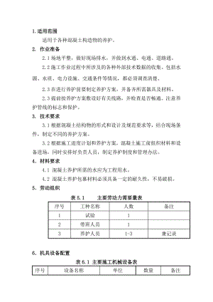 学院迁建项目同舟大厦混凝土养护施工方案.doc