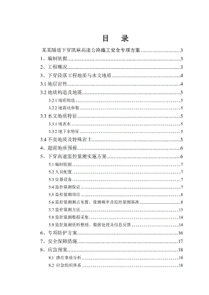 小坳坡隧道下穿高速公路安全专项施工方案.doc