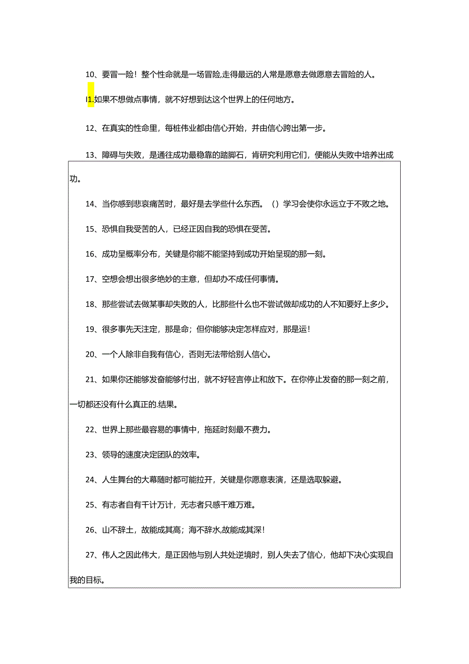 2024年鼓励自己的经典语句.docx_第2页