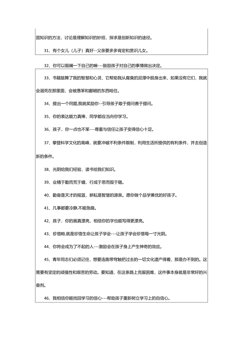 2024年鼓励孩子学习的话.docx_第3页
