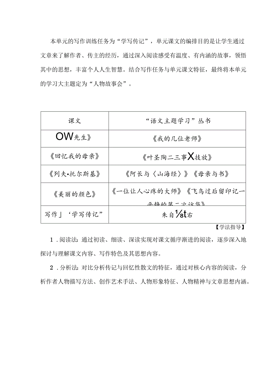 单元整体教学下的主题文本问题设计策略：以八上第二单元为例.docx_第2页
