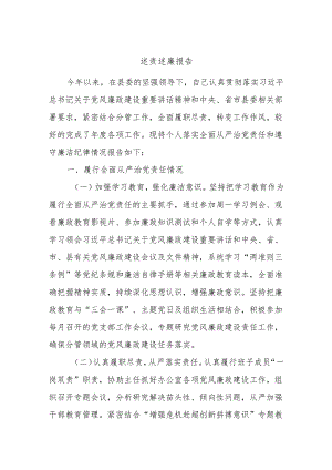 述责述廉报告 (5).docx