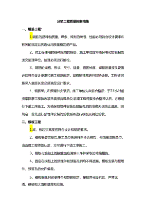 分项工程质量控制措施.docx