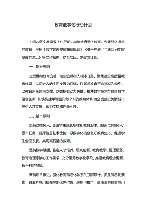 教育数字化行动计划.docx