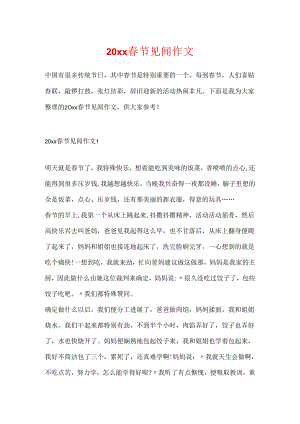 20xx春节见闻作文.docx