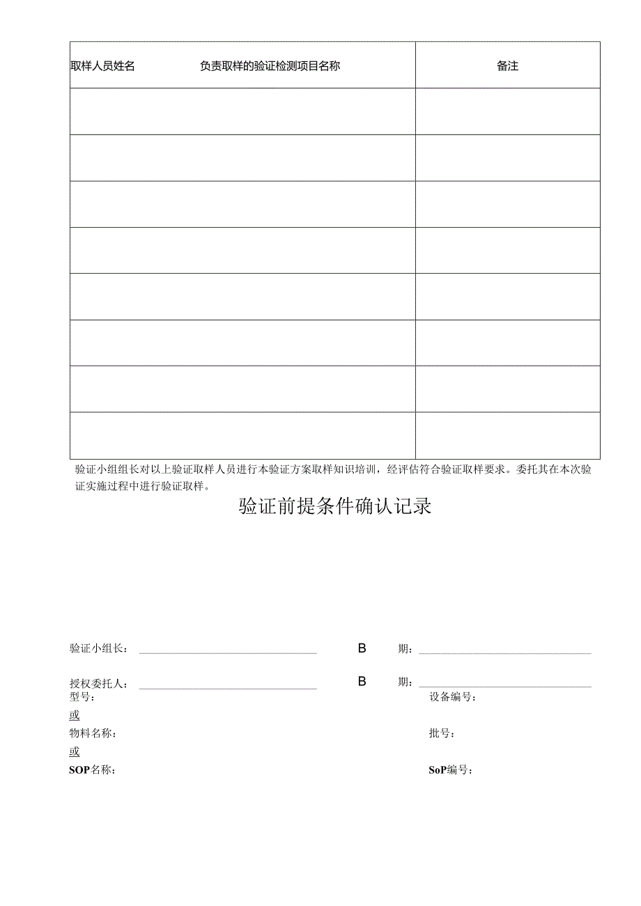 QA-S7.5.6-003-F002 验证记录模板（中文版）（A0版 发布日期：2014-5-14）.docx_第3页