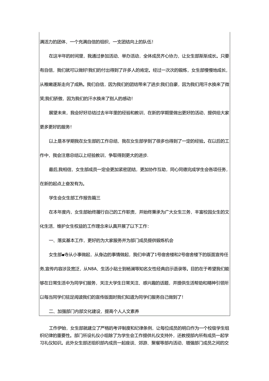 2024年学校学生会女生部工作报告.docx_第3页