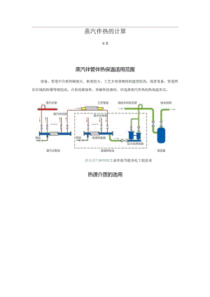 蒸汽伴热的计算.docx