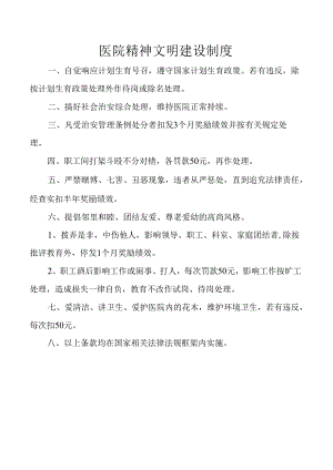 医院精神文明建设制度.docx