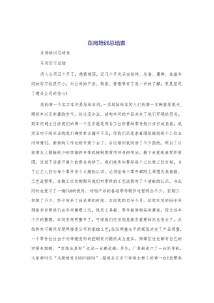 在岗培训总结表.docx