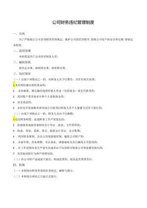 公司财务违纪管理制度.docx