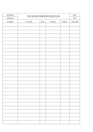 供应商受控采购资料发放登记表.docx