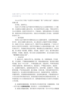 实施方案｜中心小学关于开展“关爱学生幸福成长”暨“万师访万家”主题活动实施方案.docx