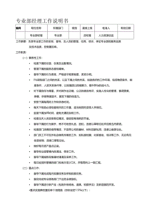 BM工作说明书（3）范文模板.docx