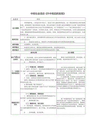 中班社会活动：《升中班后的发现》.docx