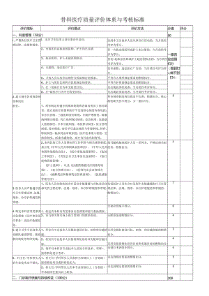 3.9骨科医疗质量评价体系与考核标准(对).docx