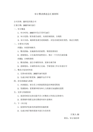 审计整改推进会汇报材料.docx