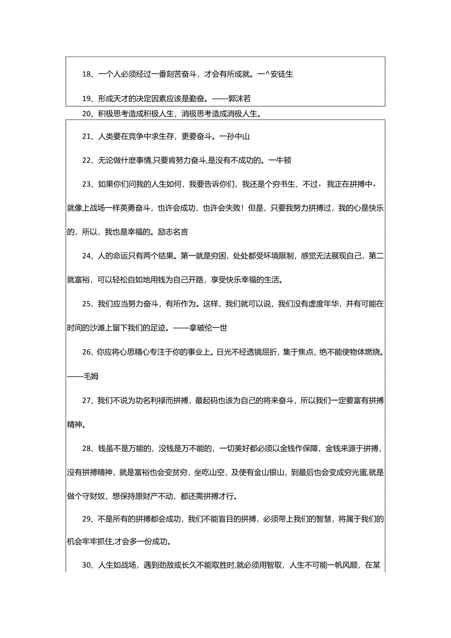 2024年努力奋斗成功的名言.docx_第2页