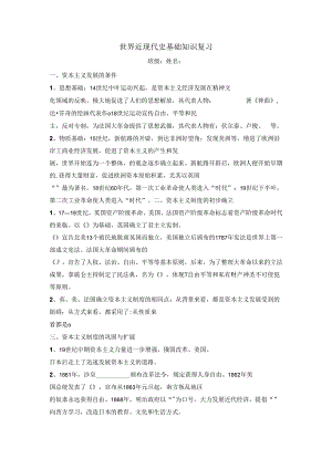 世界史复习（第二册）.docx