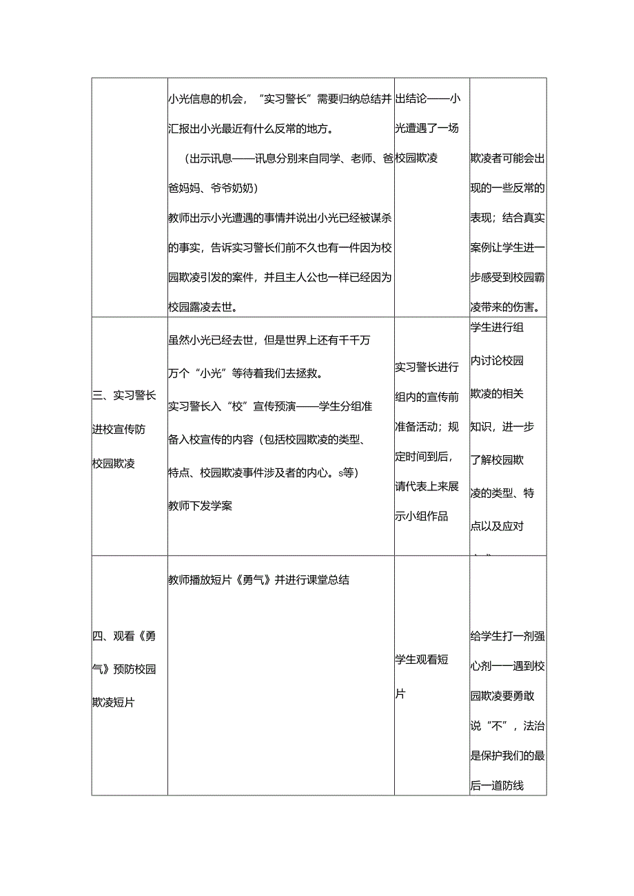 校园欺凌心理课教学设计.docx_第3页