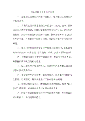 作业队队长安全生产职责.docx