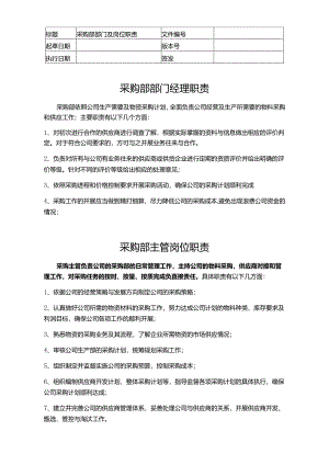 采购部职责.docx