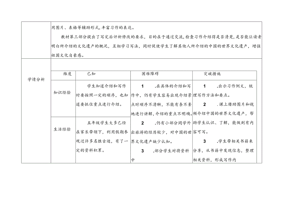 习作指导课：《中国的世界文化遗产》教学设计.docx_第2页
