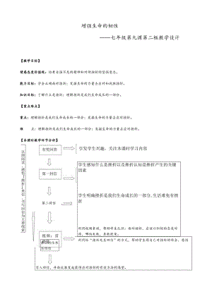 人教版（部编版）初中道德与法治七年级上册《增强生命的韧性》.docx