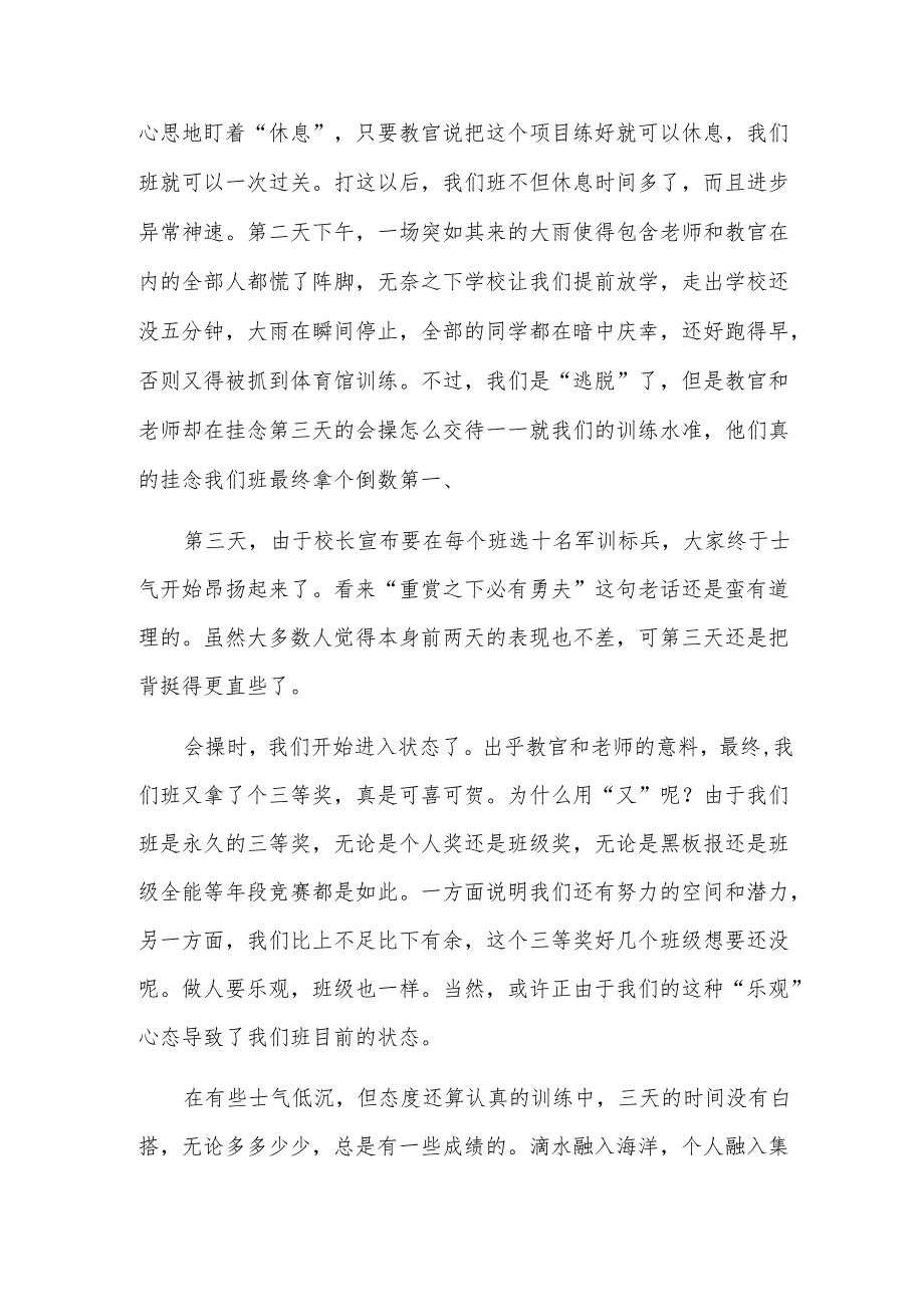 高校生军训总结（优秀4篇）.docx_第2页