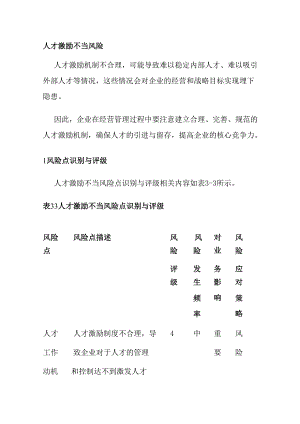 人才激励不当风险全套.docx