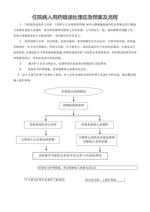 住院病人用药错误处理应急预案及流程.docx