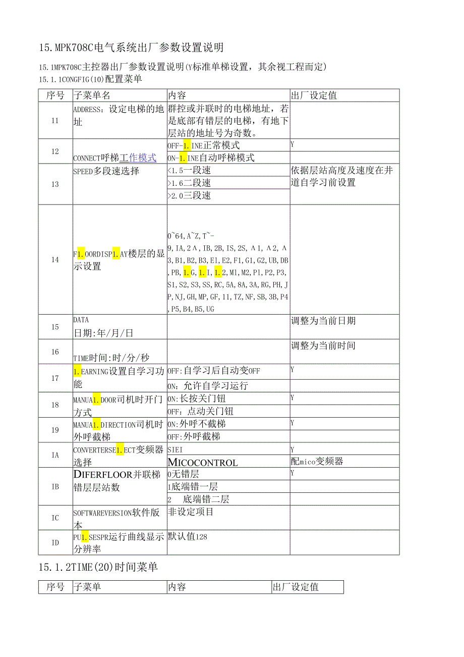 MPK708C调试-出厂参数说明.docx_第1页