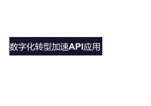 2023数字化转型API应用.docx
