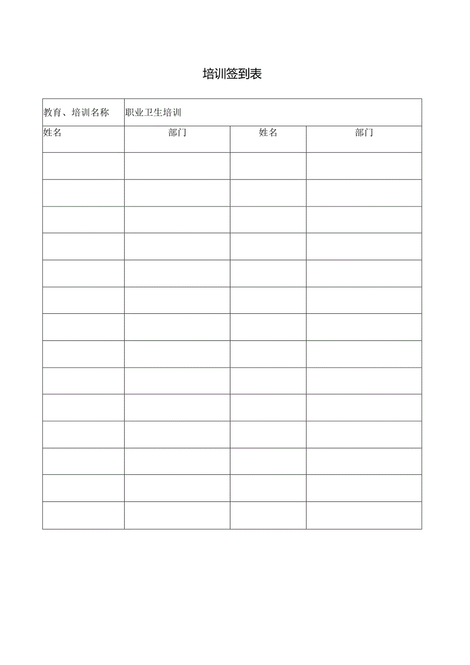 安全生产教育培训记录职业卫生要做试卷.docx_第2页