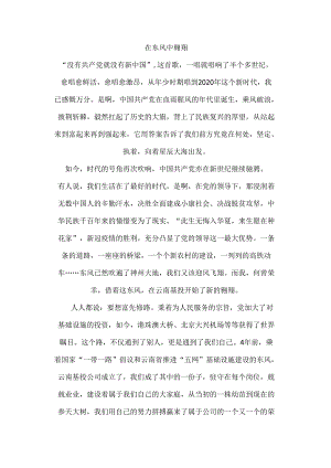在东风中翱翔.docx