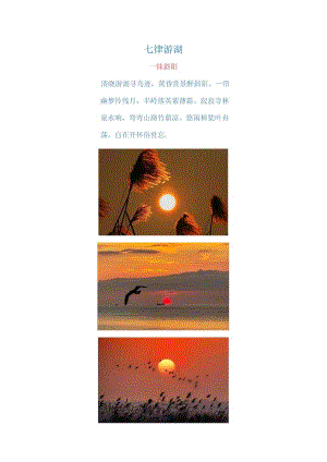 3260.七律 游湖2024年5月25日.docx