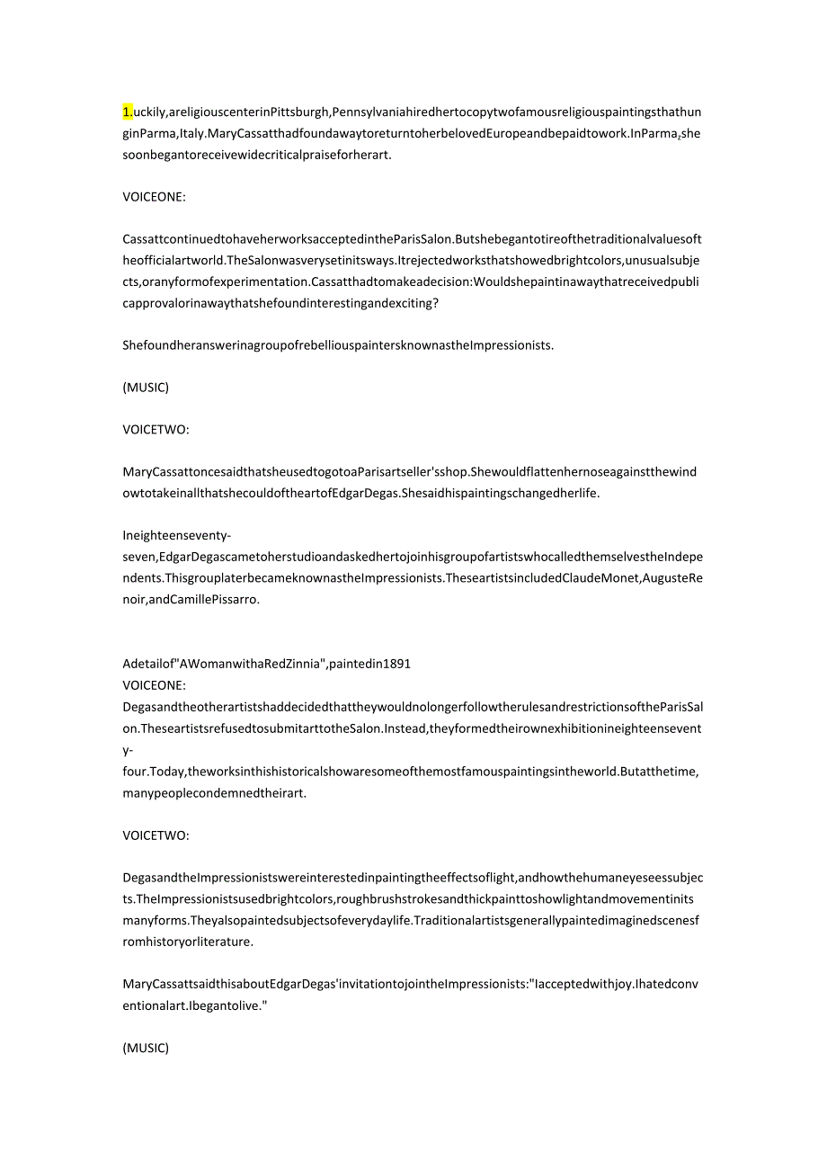 美国名人 画家 玛丽·卡萨特.docx_第3页